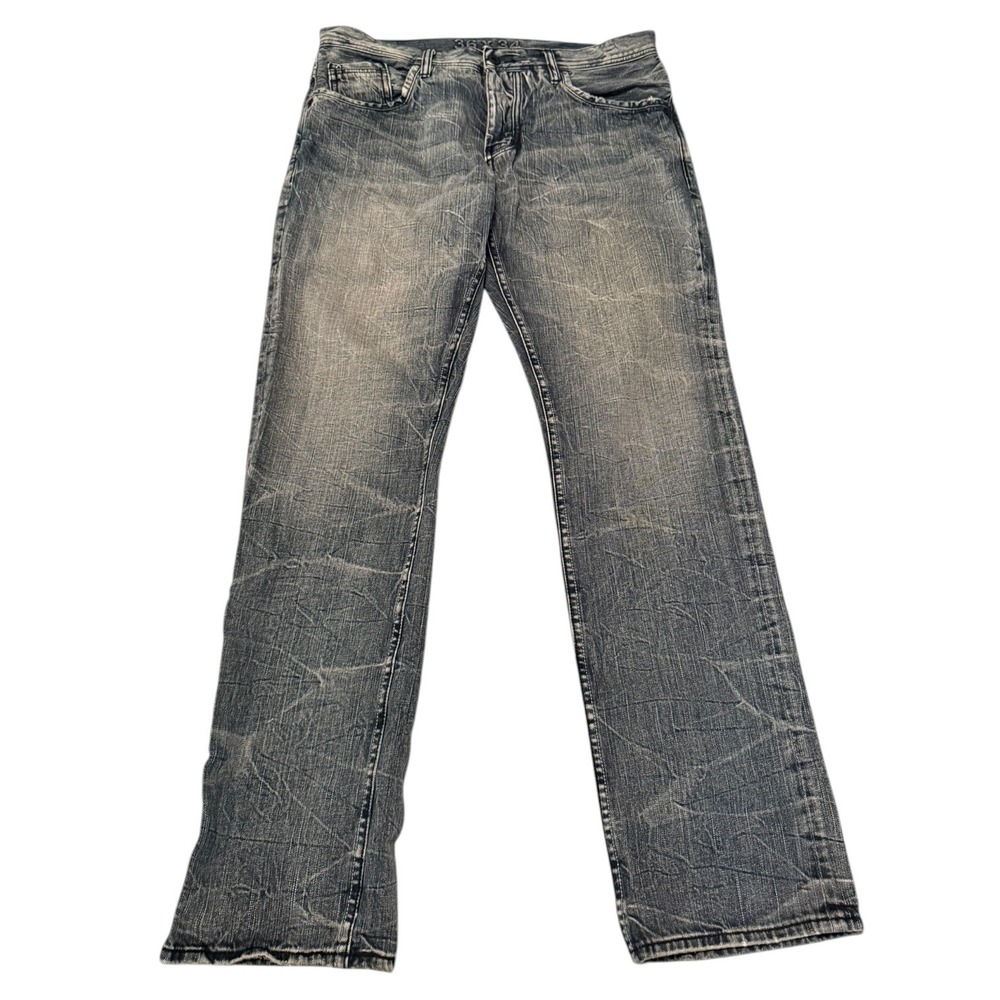 VTG Artful Dodger Distressed Jeans Archival Y2K Mud Wash Grunge 36x32 Streetwear